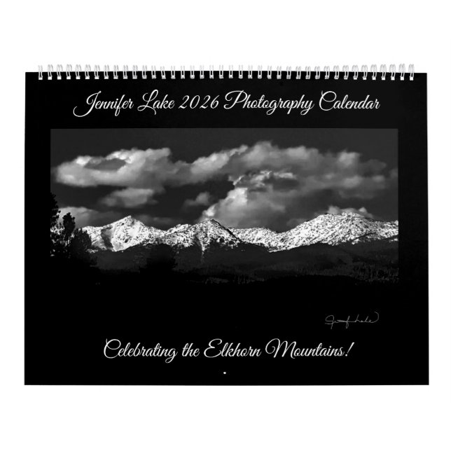 Jennifer Lake 2026 Elkhorn Mountain Calendar (Cover)