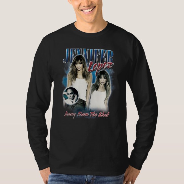 Jennifer Lopez Bootleg Portrait T-Shirt (Front)