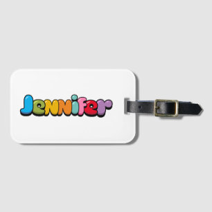 Jennifer Luggage Tag