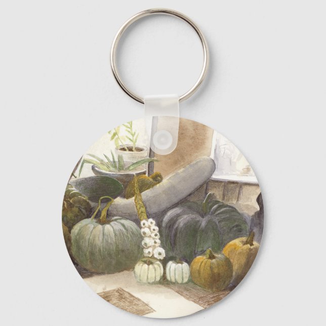 Jennifer's Pumpkins Key Ring (Front)