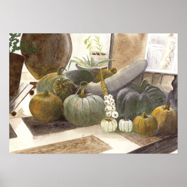 Jennifer's Pumpkins Poster (Front)