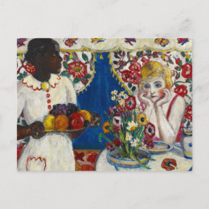 Jenny and Genevieve, 1915 by Florine Stettheimer Postcard