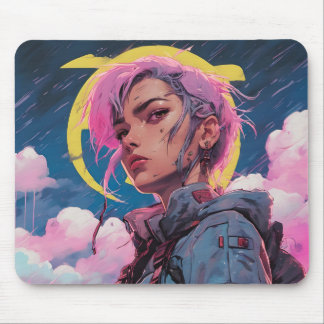 Jenny Cyberpunk Mouse Carpet Pad