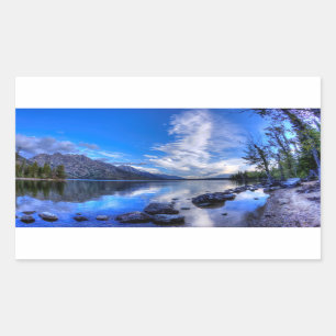 Jenny in Morning Rectangular Sticker