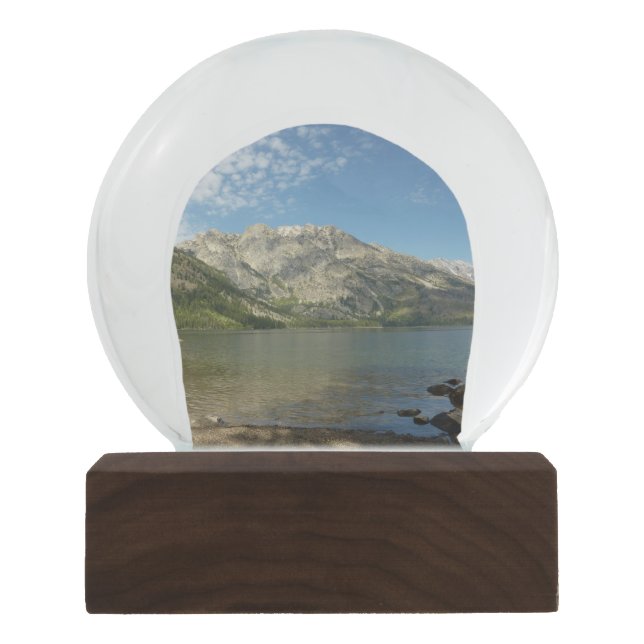 Jenny Lake at Grand Teton National Park Snow Globe (Front)