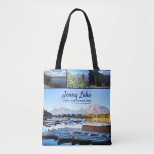 Jenny Lake Grand Teton Mountains Tote Bag
