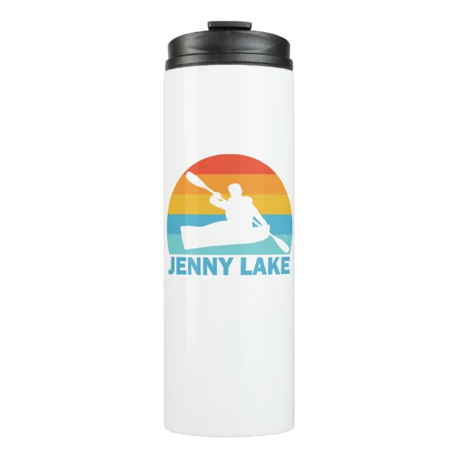 Jenny Lake Grand Teton National Park Kayak Thermal Tumbler (Front)