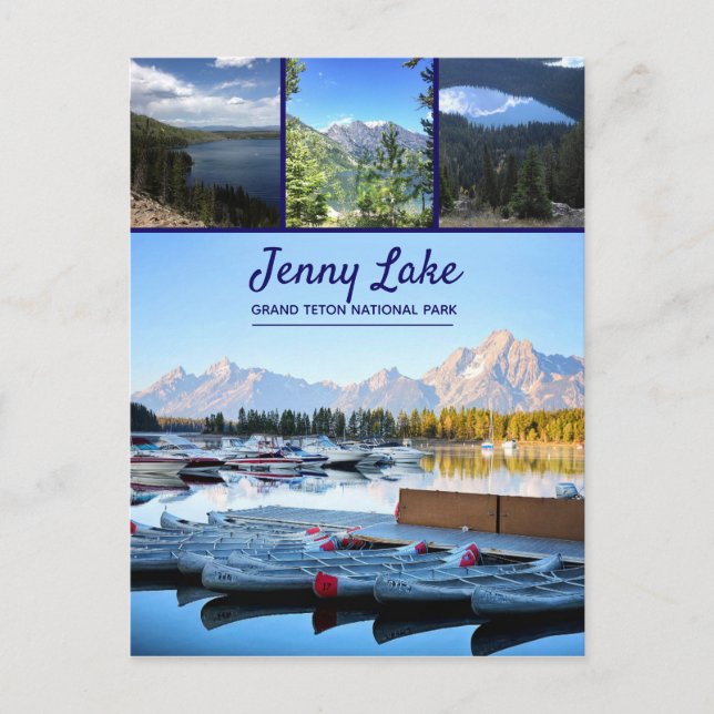 Jenny Lake | Grand Teton National Park Mountains Postcard (Front)