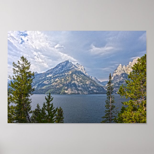 Jenny Lake in Grand Teton National Park, Wyoming Poster (Front)