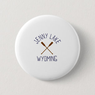 Jenny Lake Wyoming Outdoors Vintage 3 6 Cm Round Badge
