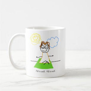 jenny quips:  all is well coffee mug