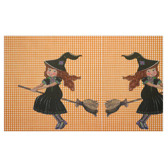 Jenny the Little Witch Fabric (Fat Quarter)