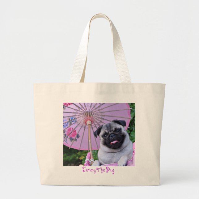 Jenny the Pug - Tote Bag (Front)