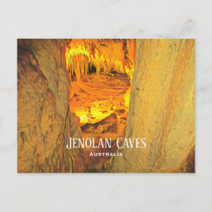 Jenolan Caves limestone caves Australia Postcard