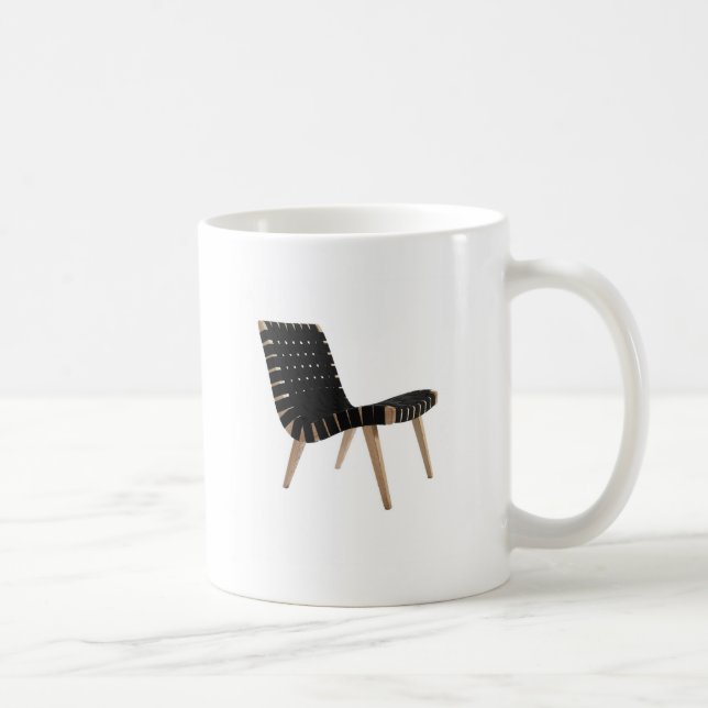 JENS RISOM by Knoll Mid-Century Modern Strap Chair Coffee Mug (Right)