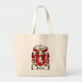 Jensen Family Crest Large Tote Bag