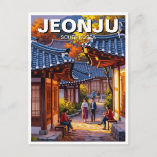 Jeonju Hanok Village South Korea Postcard