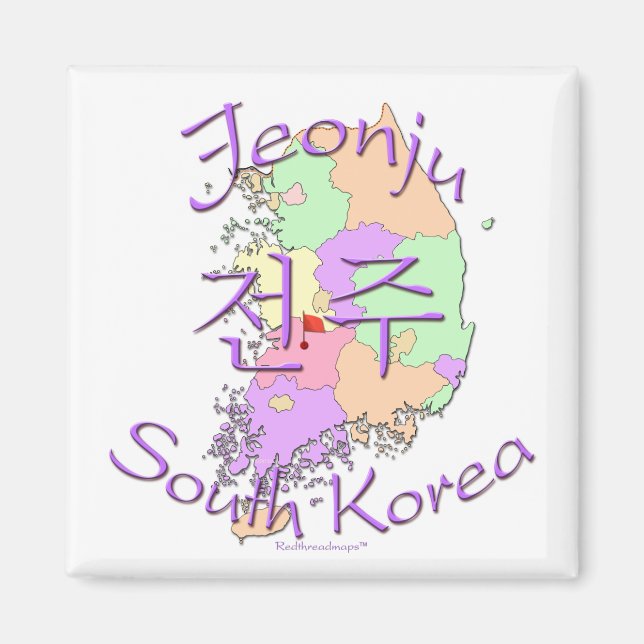 Jeonju South Korea Magnet (Front)