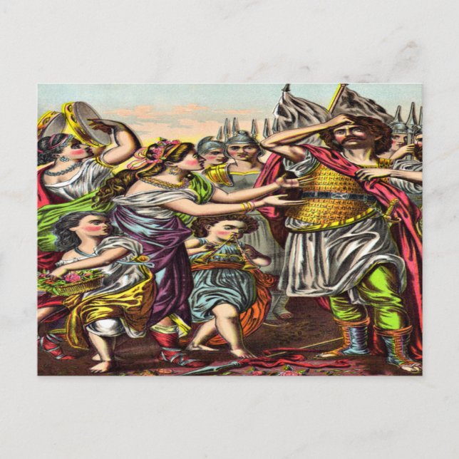 Jephthah's Rash Vow postcard (Front)