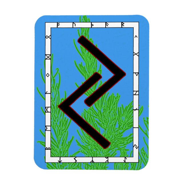 Jera Viking Rune Magnet – Harvest! (Vertical)