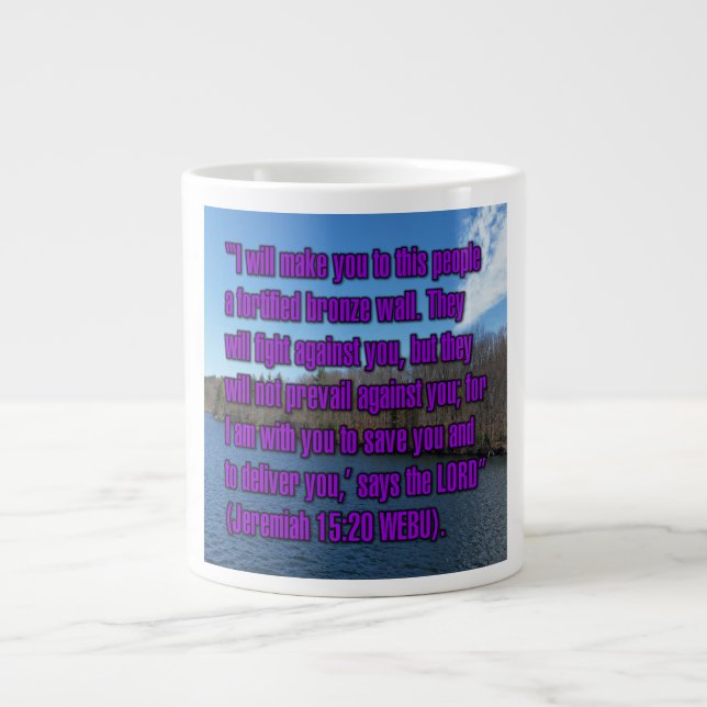 Jeremiah 15:20 WEBU Mug (Front)