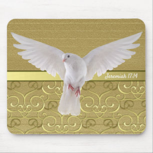 Jeremiah 17:14 Mouse pad