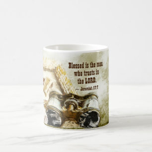 Jeremiah 17:7 Blessed the Man who Trusts the Lord Coffee Mug