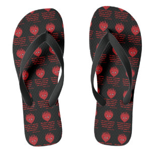 Jeremiah 17:9 KJV Bible Scripture All-Over Unisex Jandals