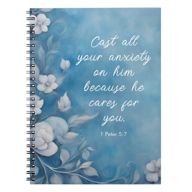 Jeremiah 29:11 Bible Verse Image Notebook (Front)