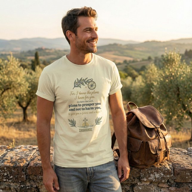 Jeremiah 29:11 Bible Verse Inspirational T-Shirt (Creator Uploaded)