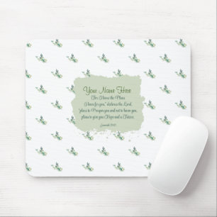Jeremiah 29:11 Bible Verse Personalise Mouse Pad