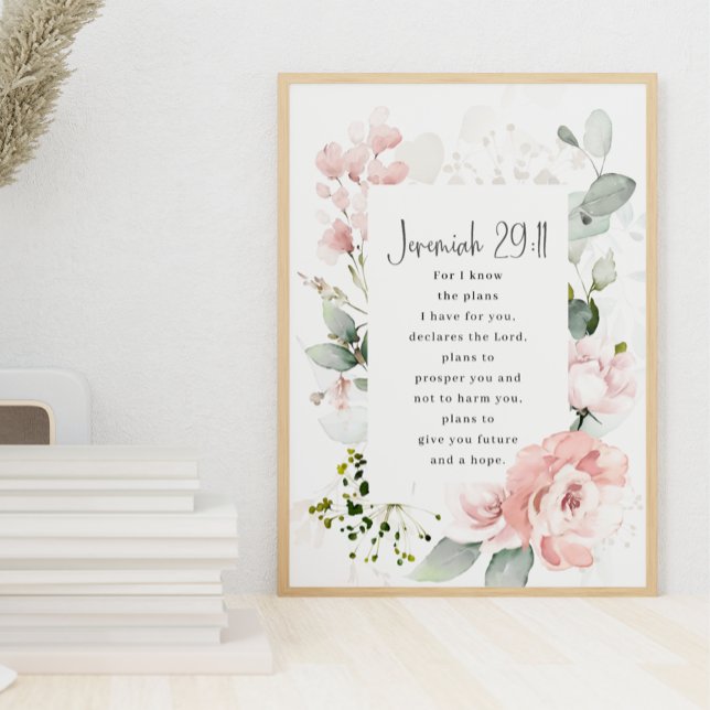 Jeremiah 29:11, Bible Verse Poster (Creator Uploaded)