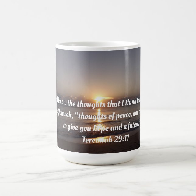Jeremiah 29:11 Coffee Mug (Center)