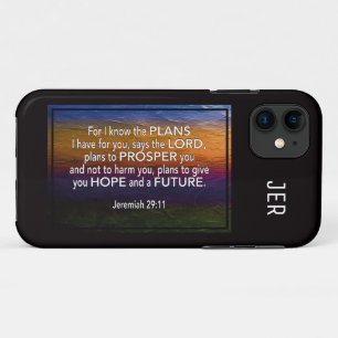 Jeremiah 29:11   FOR I KNOW THE PLANS Christian Case-Mate iPhone Case