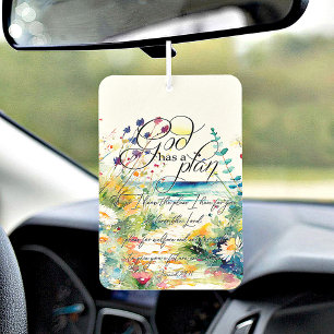 Jeremiah 29:11 God has a plan Car Air Freshener