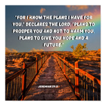 Jeremiah 29:11 I Know The Plans, God Says