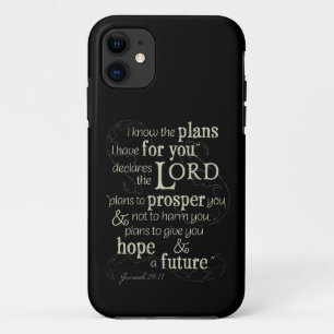 Jeremiah 29:11 I know the plans I have for you...  Case-Mate iPhone Case