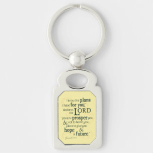 Jeremiah 29:11 I know the plans I have for you... Key Ring