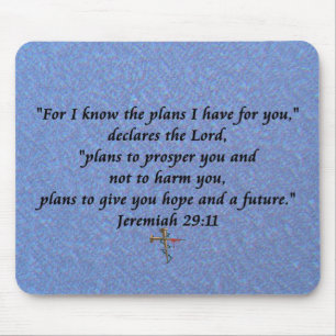 jeremiah 29-11 mouse pad