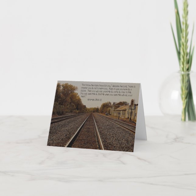 Jeremiah 29:11 Note Cards (Front)