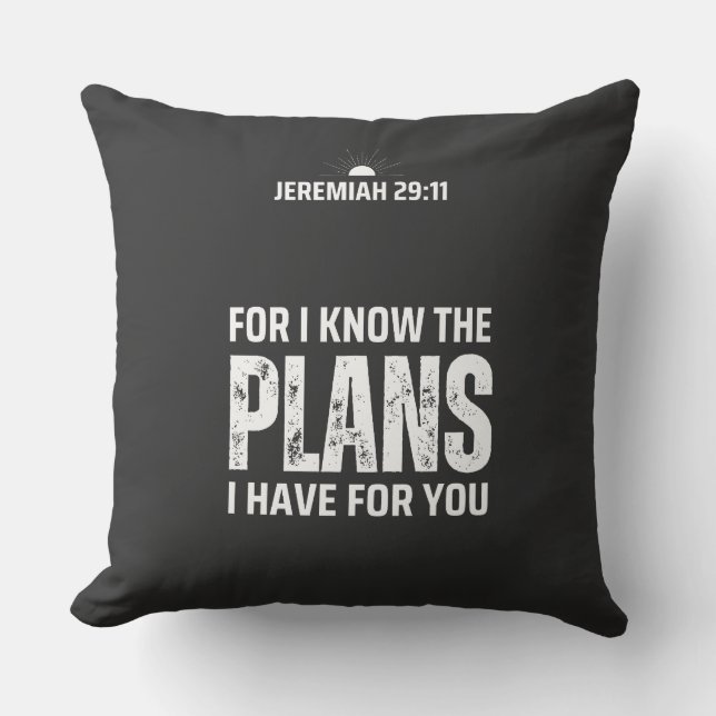 Jeremiah 29:11 Pillow (Front)