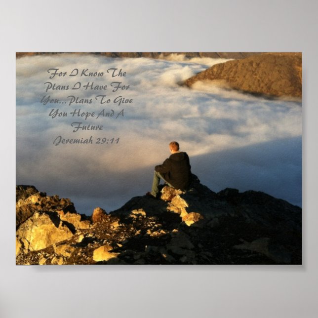 Jeremiah 29:11 poster (Front)