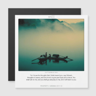 Jeremiah 29:11 PROSPERITY SCRIPIX magnet card