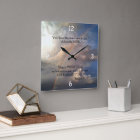 Jeremiah 29:11 Rainbow Wall Clock