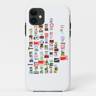 Jeremiah 29:11 Ransom Note Style Case-Mate iPhone Case