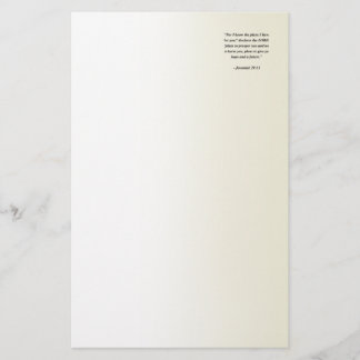 JEREMIAH 29:11 STATIONERY