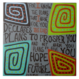 Jeremiah 29:11 tile