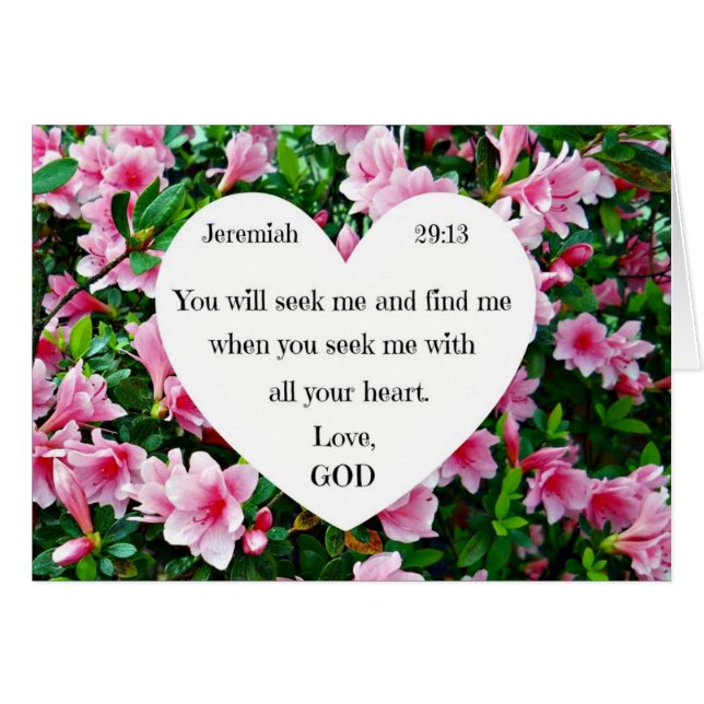 Jeremiah 29:13 (Front Horizontal)