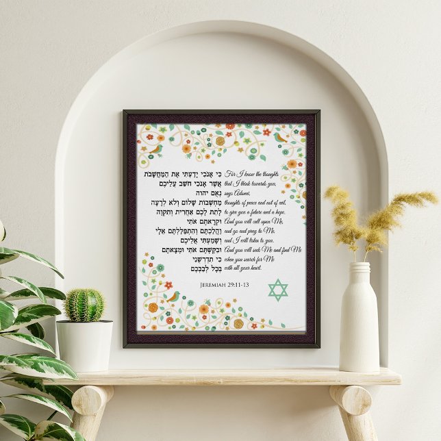 Jeremiah 29 You Will Search For Me and Find Me Art Poster (Creator Uploaded)