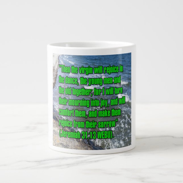 Jeremiah 31:13 WEBU Mug (Front)
